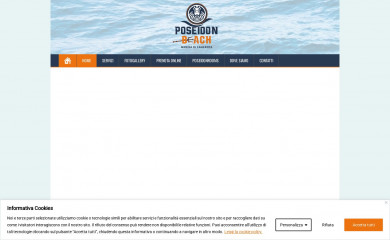 poseidonbeach.it screenshot