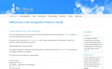 praxis-dr-herzig.de screenshot