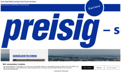 preisig.ch screenshot
