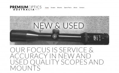 premiumopticsaustralia.com.au screenshot