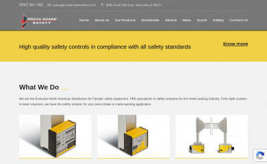 pressbrakesafety.com screenshot