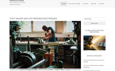 presse-electrique.com screenshot