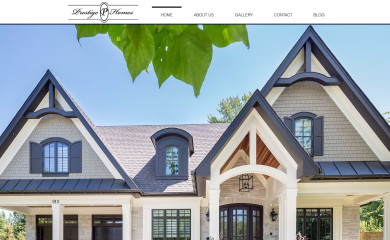prestigecustomhomes.ca screenshot