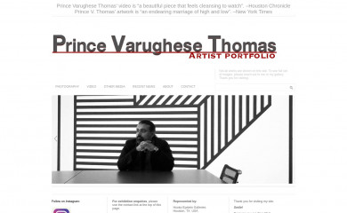 princevthomas.com screenshot