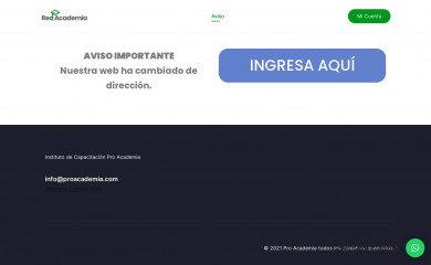 proacademia.cl screenshot