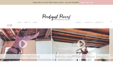prodigalpieces.com screenshot
