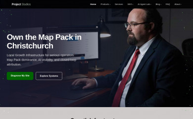 projectstudios.co.nz screenshot