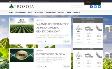prosoja.org.ar screenshot
