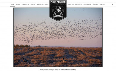 purepassionoutfitting.com screenshot
