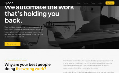 qode.com.au screenshot