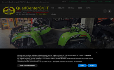 quadcentersrl.it screenshot