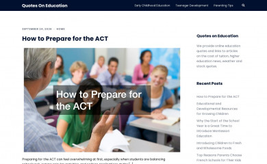 quotesoneducation.net screenshot