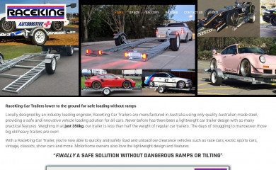 raceking.com.au screenshot
