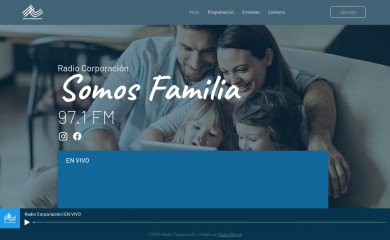 radiocorporacion.cl screenshot