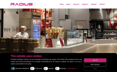 radius.ae screenshot