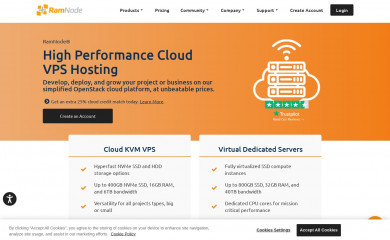 ramnode.com screenshot