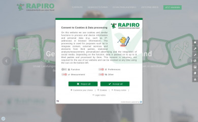 rapiro.de screenshot