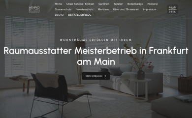 raumausstattung-henrici.de screenshot