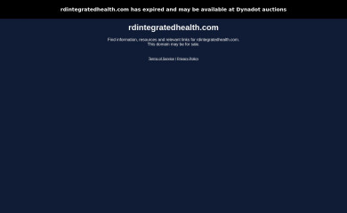 rdintegratedhealth.com screenshot