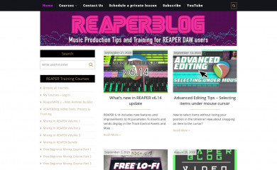 reaperblog.net screenshot