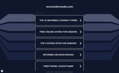 reconsidermedia.com screenshot