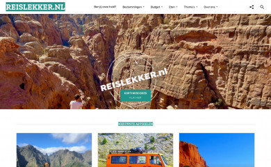 reislekker.nl screenshot