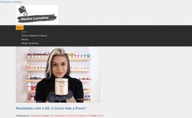 resinalucrativa.com.br screenshot