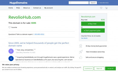 revoliohub.com screenshot