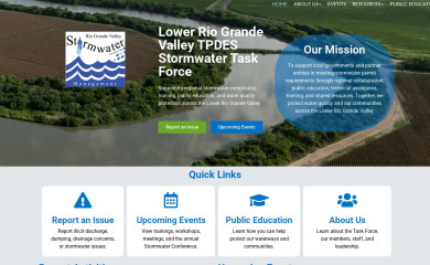 rgvstormwater.org screenshot