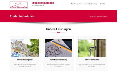 riedel-immobilien.info screenshot