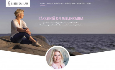 rihtniemilaw.fi screenshot