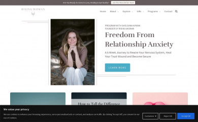 risingwoman.com screenshot