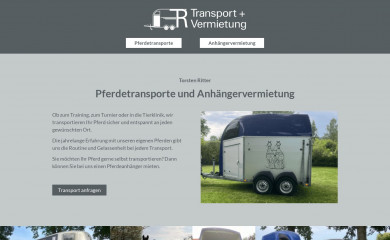 ritter-pferdetransporte.de screenshot