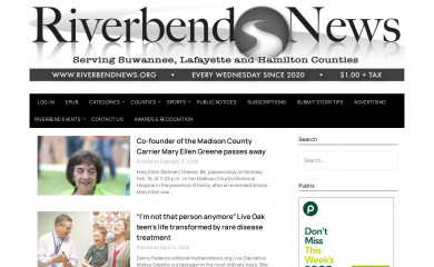 riverbendnews.org screenshot