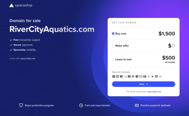 rivercityaquatics.com screenshot