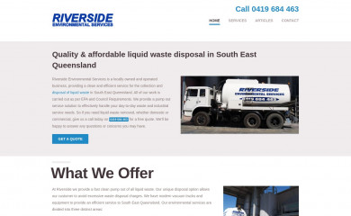 riversideenvironmental.com.au screenshot