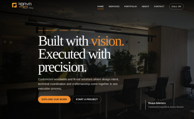 roaya-interiors.com screenshot