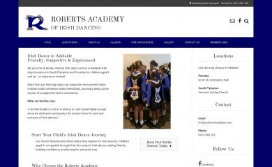 robertsacademy.com screenshot
