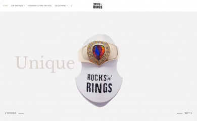 rocksnringsjewellers.com.au screenshot