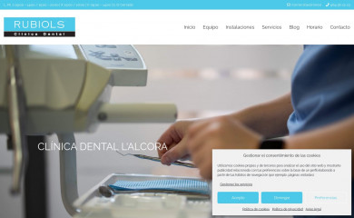 rubiolsclinicadental.com screenshot