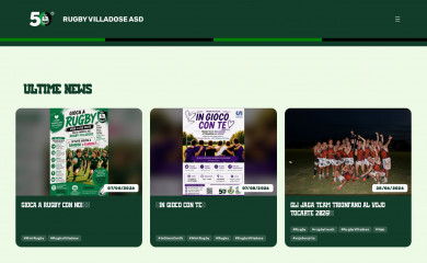 rugbyvilladose.it screenshot