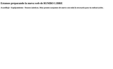 rumbolibre.com screenshot