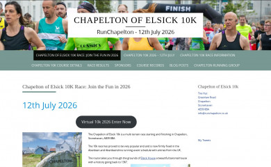 runchapelton.co.uk screenshot