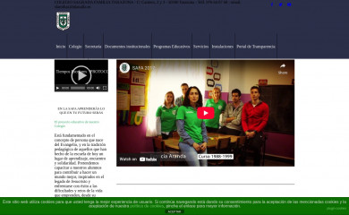 sagradafamiliatarazona.com screenshot