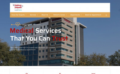saideephospital.com screenshot