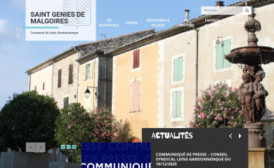saintgeniesdemalgoires.fr screenshot