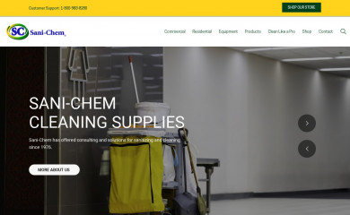 sanichem.com screenshot
