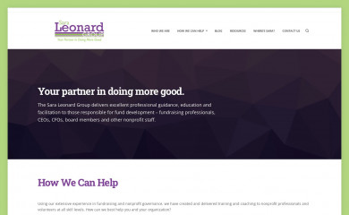 saraleonardgroup.com screenshot