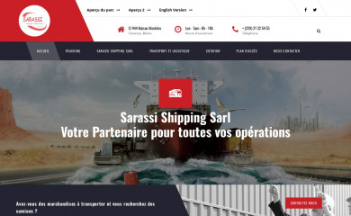 sarassitransport.com screenshot