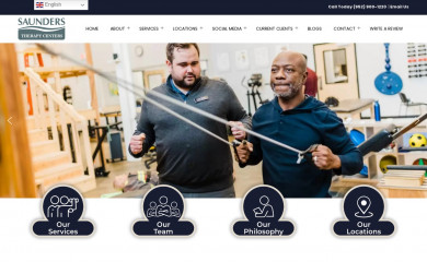 saunders-therapy.com screenshot